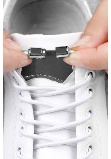 Ayarlanabilir 1 Çift Pembe Vidalı Kapsül Uçlu Yuvarlak Lastik Pratik Bağcık Pembe