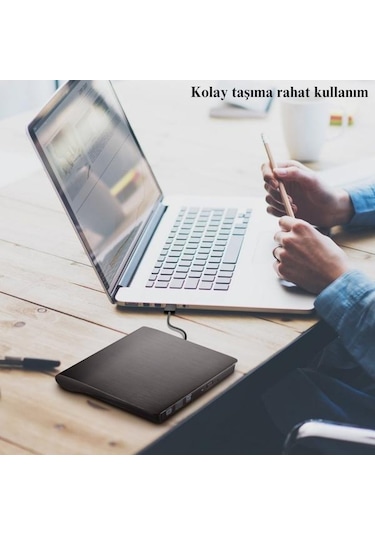 Harici Usb 3.0 Dvd Rw Sürücü Tak Çalıştır Windows Mac Uyumlu