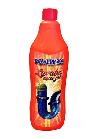 Powermax Lavabo Gider Açıcı Jel Formül 1 Lt x 2 Adet