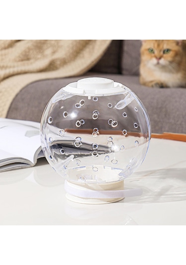 Homyl Kedi Namlu Şeffaf Pet Bakım Başlığı Ev Seyahat 18cm