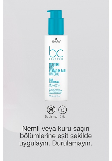 Schwarzkopf Bc Clean Nem Yükleme Nemlendirici Balm 150 ML