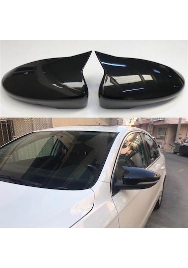 Vw Passat B7 Yarasa Ayna Kapağı Batman Piano Black Parlak Siyah