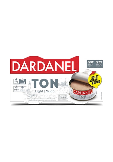 Dardanel Ligtht Ton Balığı 2x140 G