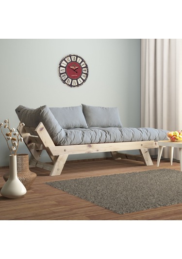 Adalar Masif Natural-gri Renk 2li Kanepe Cpt8107-210