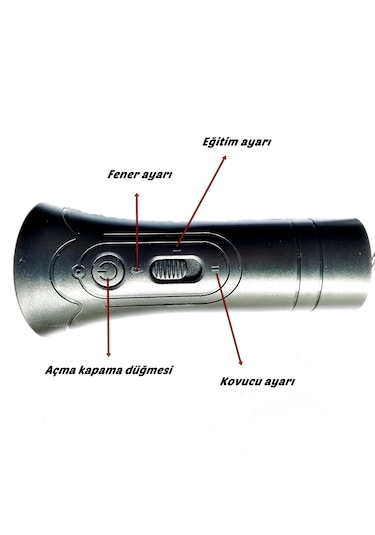 Nunbell Etkili Lazer Işıklı Ultrasonik Köpek Kovucu Eğitim Cihazı