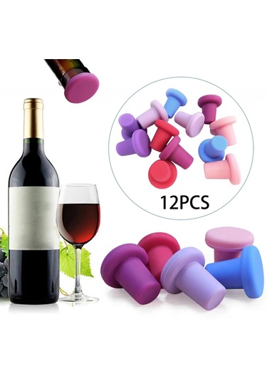 Suntek Mutfak Restoranı Için Mühürlü Şarap Stoper Fişi Çok Renkli