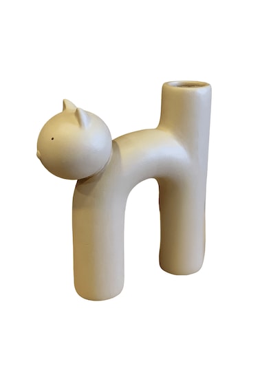 Seramik Kedi Vazo Vz262-9