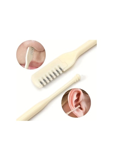 Buffer 2'si Bir Arada 2 Parça Kutulu Burun Kıl Alma Ve Kulak Temizleme Aparatı