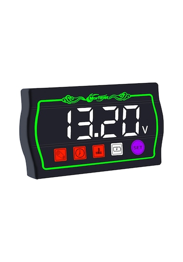 Vkemall Motosiklet Çok Fonksiyonlu Tachometre: S7 Su Geçirmez, Arıza Tanı, Saat, Kronometre, Rpm Ve Sıcaklık Gösterimi