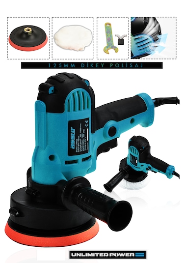 Assur ASR401 Elektrikli Dikey Polisaj Zımpara Makinesi Mavi