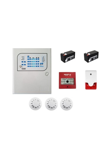 3 Lü Yangın Alarm Seti