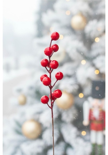 Yılbaşı Ağaç Süsleri Koleksiyonu- Kırmızı Kokina Ağaç Süsü