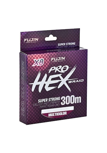 Fujin Pro Hex 8x 300mt. 0.14 Mm Multicolor İp Misina 0,14 Mm