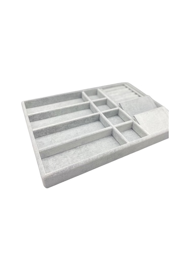 Yerli Üretim Helsinki Model Süet Kaplama Gri Renk Çoklu Mix Çekm Gri