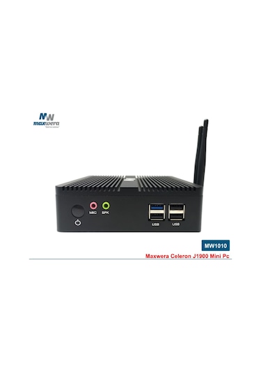 Maxwera MW1010 J1900 8 GB 128 GB SSD Free Dos Mini PC