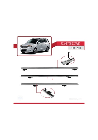 Ssangyong Stavic 2 2013-2019 Arası İle Uyumlu Basıc Model Ara Atk