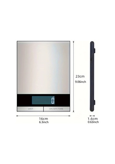 Dashanshop Dijital Mutfak Terazisi 10kg 1g Hassas Tartim Pisirme Yemek Hazirlama Bircok Olcum Birimi 9 98 Kg Paslanmaz Celik Cam Tezgah Cift Guc Secenekli Cok Fonksiyonlu -