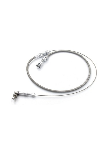 Novahub 24 Örgülü Gaz Kablosu Seti - Kesilebilir, Alüminyum Ve Paslanmaz Çelik, Gümüş Renk