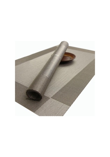 Şampanya Termal 4 Adet/takım Kaymaz Servis Altlığı Yalıtım Ev Ürün Pedi Yemek Masası Mat Şampanya