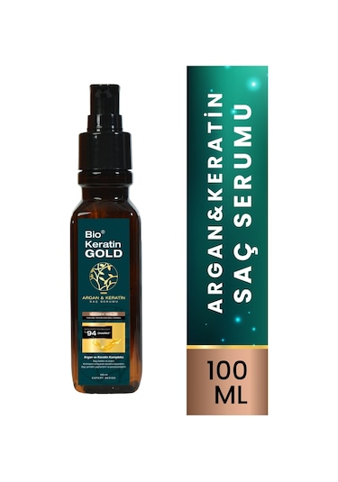 Bio Keratin Gold Argan & Keratin Yağlı Saç Serumu Bakım yağı 100 ML