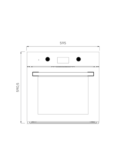 Kumtel Plus B66-SF3 DDT Digital Beyaz Ankastre Fırın
