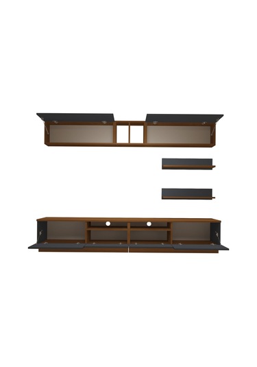 Decoraktiv Trendstyle 5220 Mdf Tv Ünitesi Tv Sehpası Ceviz - Antrasit