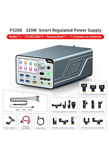 Aixun P3208 320w Akıllı Regüleli Güç Kaynağı 32v / 8a Bluetooth & Wifi Pd/qc