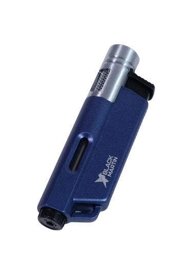 Black Martin Tek Torch Pürmüz Mavi Puro Çakmağı - Tr9302
