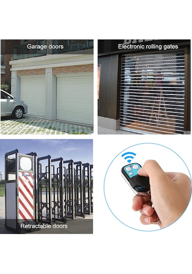 Moveevo 433mhz Frekanslı, 20m Menzilli, Metal + Plastik Gövde, 4 Butonlu, 1.09oz Ağırlığında Sonoff Rf Uzaktan Kumanda