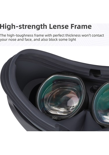 Hıfylux Ps-qf32 Playstation Vr2 İçin 1 Çift Miyopi Lens, Plastik Çerçeve Reçine Lens Asferik Lens - -2.0 Diyoptri