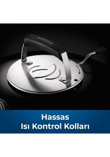 Napoleon Premium 18 Kömürlü Mangal Barbekü 47cm Siyah
