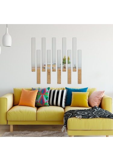 Akrilik Dekoratif Duvar Aynası 5*50 Cm Şeffaf