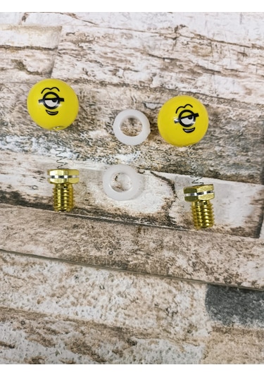Motosiklet Ayna Süsleme 10mm Düz Diş Minyonlar
