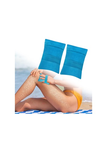 Dolıty 2x Kum Temizleme Çantası Açık Hava Su Küçük-mavi MAvi