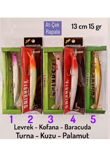 At - Çek Rapala 13 Cm 15 Gr - Levrek - Kuzu - Palamut- Kofana
