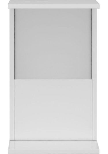 Bono Tekerlekli C Sehpa - Beyaz Beyaz