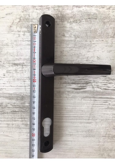 Kilitli Kapı Kolu Yaylı Beyaz - Ral 8022 / 92 Eksen