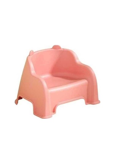 Flybuy Taburesi Suntek Sırtlı Küçük Hafif Pembe Banyo Tabure, Mutfak Ve Yatak Odası İçin Uygun Pembe