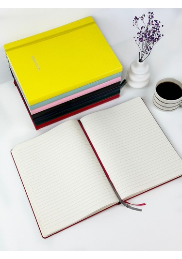 Nota Bene Classic Sert Kapak Defter, 19x25 Cm, Çizgili Siyah