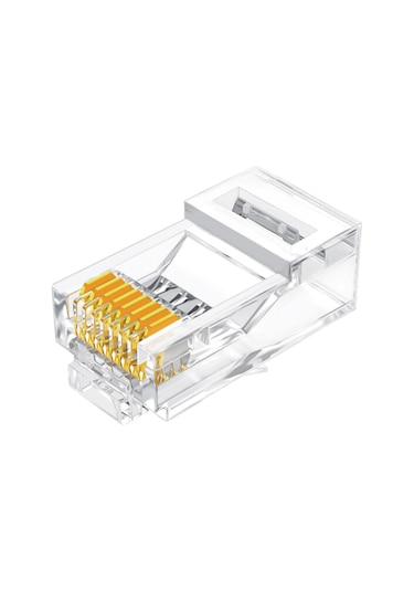 Veggieg Cat6 Rj45 Jack 8p8c Ethernet Konnektörü Altın Kaplama 102 Adet