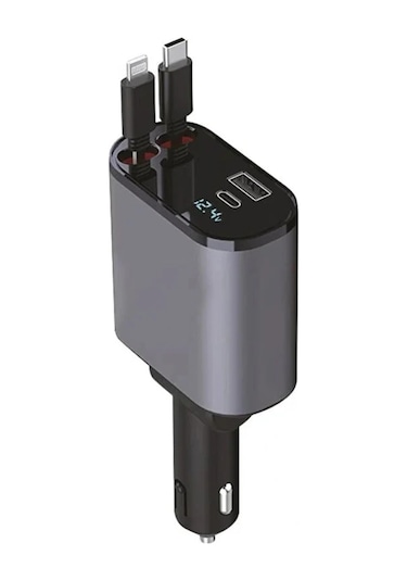 Eıma Ec-1 120w 4 Ü 1 Arada Süper Hızlı Araç Şarj Cihazı