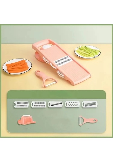 Sebze Kesme Patates Dilimleyici Doğrayıcı Çok Fonksiyonlu Meyve