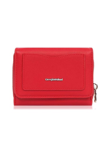 Cengiz Pakel Mentor Kadın Cüzdan-portföy 65239mn-Kırmızı