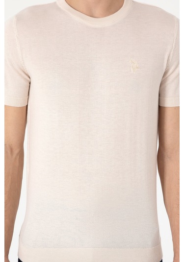 U.s. Polo Assn. Erkek Krem Kazak /triko 50299363-vr071 Krem