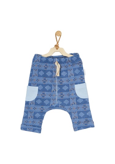 Andywawa Erkek Bebek Mavi Alt Üst Takım Set Ac22157rep 001