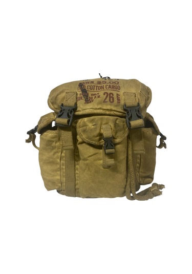 Kaliteli Tek Gözlü Vintage Disayn Unisex Sırt Günlük Okul Gezi Kamp Trekking Çantası Kc Ahtapot Bag Sarı Bordo