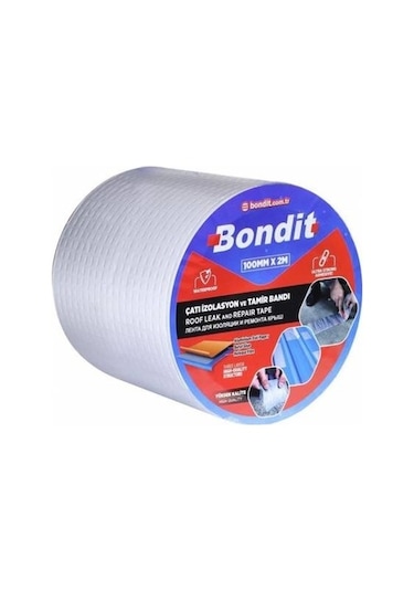 Bondit Süper Güçlü Su Sızdırmaz Çamur Bant Çatı Boru Tamir 50 mm