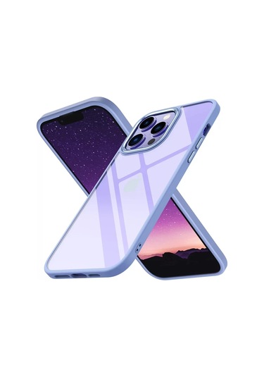Newface Apple İphone 14 Pro Max Kılıf Power Silikon - Lila
