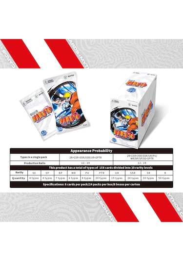 Naruto Smriti Heaven Scroll Trading Cards - Paket