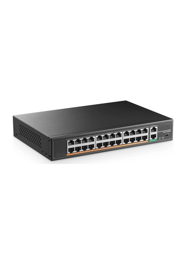 Isee Swıtch Iss-4026p 24 Port Poe 10/100 2 Port Gigabit Uplink 300w